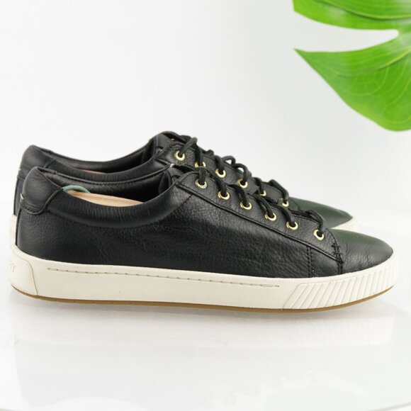 Sperry Womens Anchor Plushwave Sneaker Size 11 Black Leather Lace Up Shoes Low - Picture 14 of 14